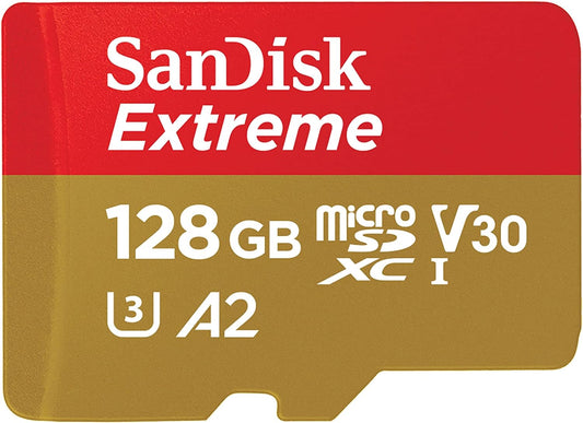 SanDisk 128GB Extreme MicroSD Card - Action Skins